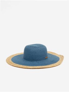 Hnedo-modrý dámsky slamený klobúk ZOOT.lab Lysbet