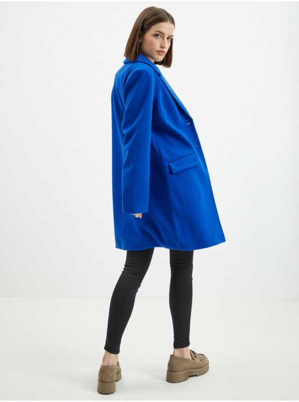 Modrý dámsky kabát ORSAY