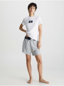 Tričká s krátkym rukávom pre ženy Calvin Klein Underwear - biela