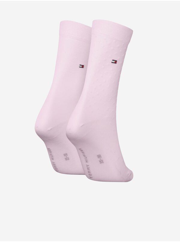 Svetloružové dámske ponožky Tommy Hilfiger