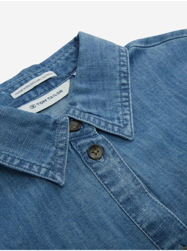 Modré dievčenské džínsové šaty Tom Tailor