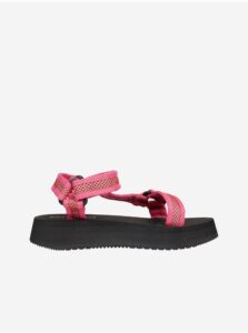 Sandále pre ženy Calvin Klein Jeans - ružová