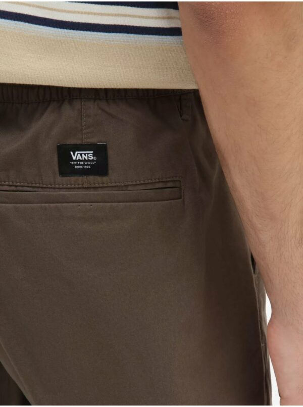 Voľnočasové nohavice pre mužov VANS - tmavohnedá