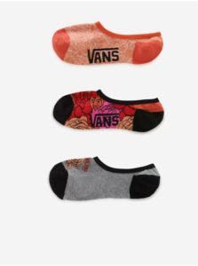 Ponožky pre ženy VANS - čierna, červená