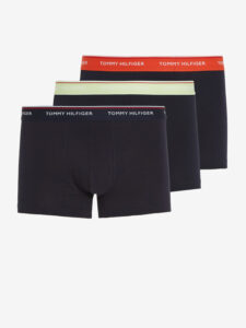 Tommy Hilfiger Premium Essentials Trunk Boxerky 3 ks Čierna