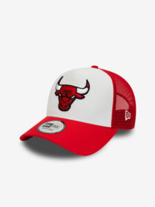New Era Chicago Bulls Team A-Frame Trucker Šiltovka Červená