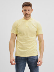 Selected Homme Lance Polo tričko Žltá