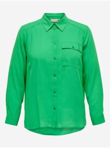 Zelená dámská košeľa ONLY CARMAKOMA Joleen