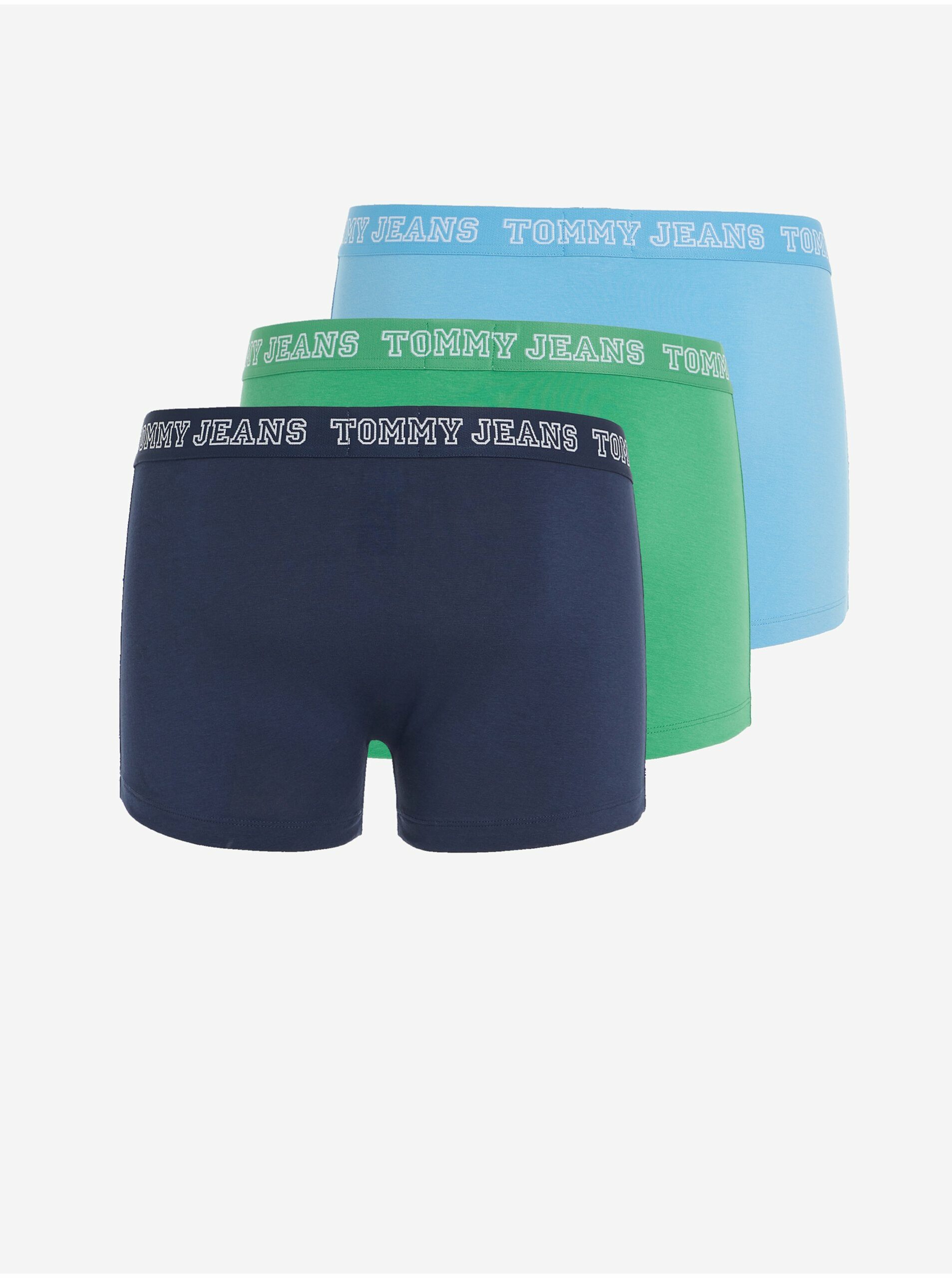 Boxerky pre mužov Tommy Hilfiger Underwear - tmavomodrá, svetlomodrá, zelená