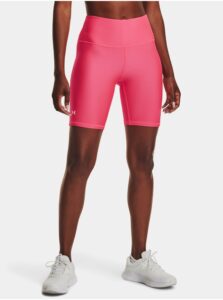 Neónovo ružové dámske športové krátke legíny Under Armour Armour Bike Short