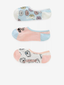Vans Bear Friends Canoodle Ponožky 3 páry Modrá
