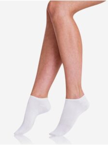 Sada dvoch dámskych ponožiek v bielej farbe Bellinda COTTON IN-SHOE SOCKS 2x