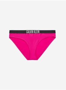 Tmavoružový dámsky spodný diel plaviek Calvin Klein Underwear