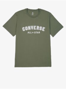 Kaki unisex tričko Converse Go-To All Star