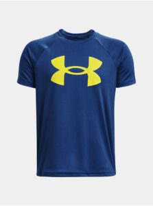Modré chlapčenské športové tričko Under Armour Tech
