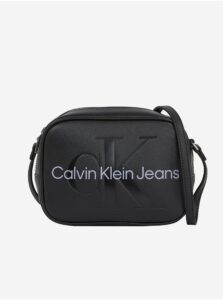 Čierna dámska crossbody kabelka Calvin Klein Jeans Sculpted Camera Bag