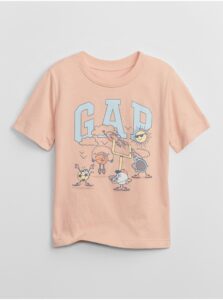 Marhuľové detské tričko GAP