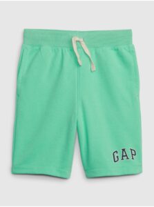 Svetlozelené chlapčenské šortky GAP