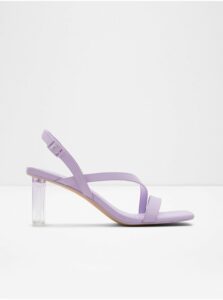 Svetlo fialové dámske sandále na podpätku ALDO Maissy