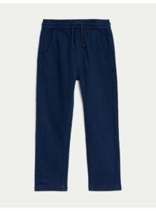 Tmavomodré chlapčenské nohavice Marks & Spencer