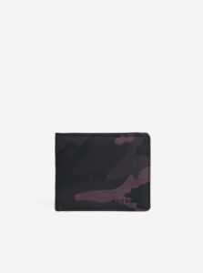 Bordovo-čierna pánska peňaženka VUCH Pete