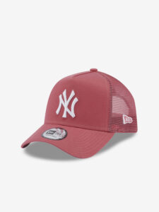 New Era New York Yankees League Essential Trucker Šiltovka Ružová