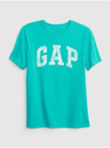 Tyrkysové chlapčenské tričko GAP