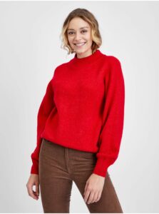 Červený dámsky sveter s raglánovými rukávmi GAP