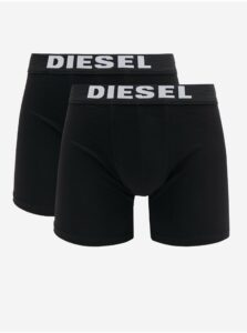 Súprava dvoch pánskych boxeriek v čiernej farbe Diesel