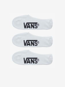 Vans Classic Super No Show Ponožky 3 páry Biela
