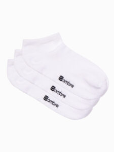 Ombre Clothing U154 Ponožky Biela