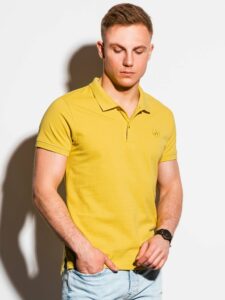 Ombre Clothing Polo tričko Žltá