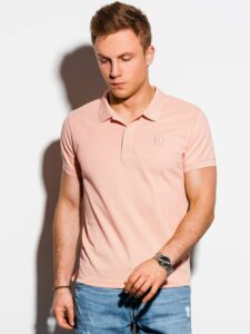 Ombre Clothing Polo tričko Ružová