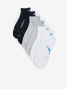 Puma Lifestyle Ponožky 3 páry Biela