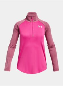 Ružové dievčenské športové tričko Under Armour Tech