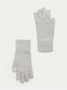 Šedé dámske rukavice Marks & Spencer