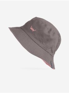 Sivý dámsky obojstranný klobúk Vuch Adwin Pink