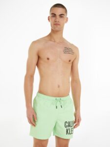 Calvin Klein Intense Power-Medium Drawstring Plavky Zelená