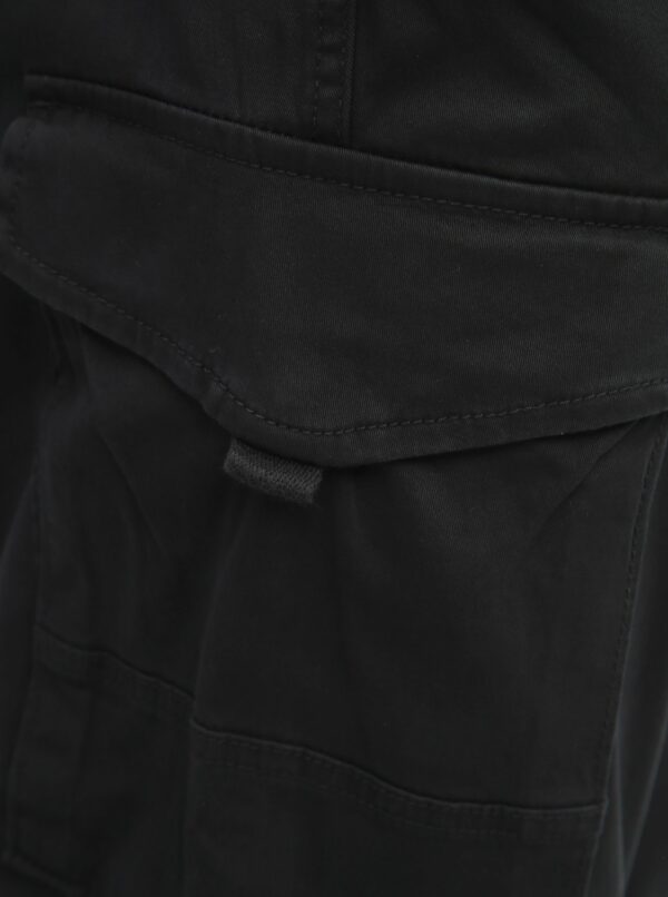 Čierne tapered fit nohavice Jack & Jones Paul
