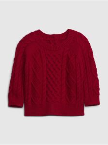 Červený dievčenský sveter GAP