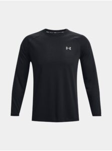 Čierne pánske športové tričko s dlhým rukávom Under Armour Infrared Up The Pace