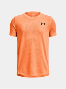 Oranžové chlapčenské tričko Under Armour UA Tech Vent Jacquard SS