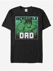 Černé unisex tričko ZOOT.Fan Marvel Incredible Dad