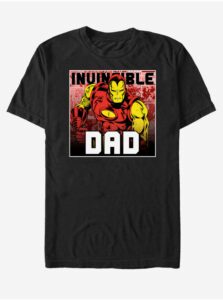 Černé unisex tričko ZOOT.Fan Marvel Invincible Dad