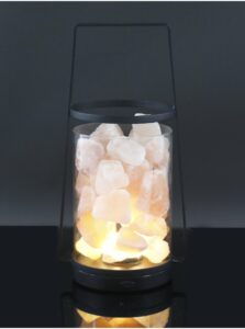Stolová LED lampa s himálajskými soľnými kryštálmi SIFCON