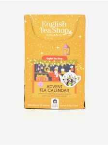 Oranžový čajový adventný kalendár English Tea Shop
