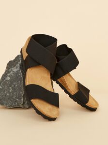 Čierne dámske sandálky OJJU
