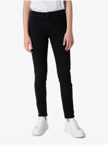 Čierne dámske skrátené skinny fit rifle Calvin Klein Jeans