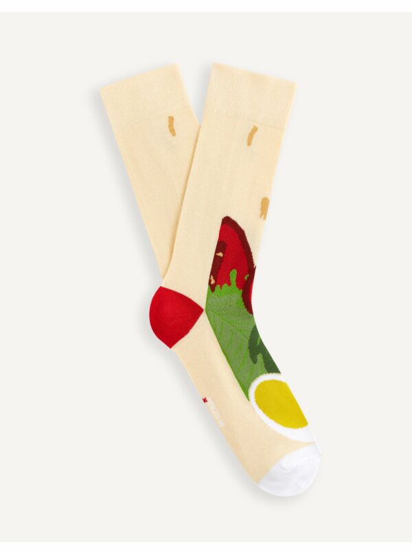 Béžové ponožky v darčekovom balení Celio Wrap
