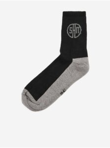 Šedo-čierne ponožky SAM 73